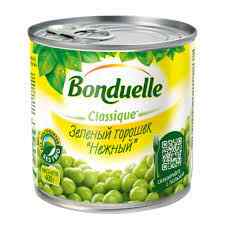 "Bonduelle"-კონსერვირებული მწვანე ბარდა 425გრ.