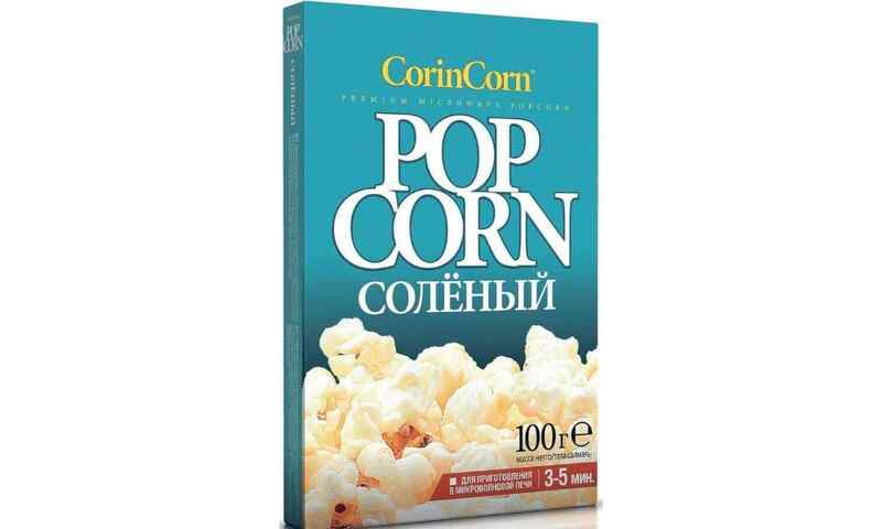 "CorinCorn"- პოპკორნი მარილიანი 100გრ (მოსამზადებელი)
