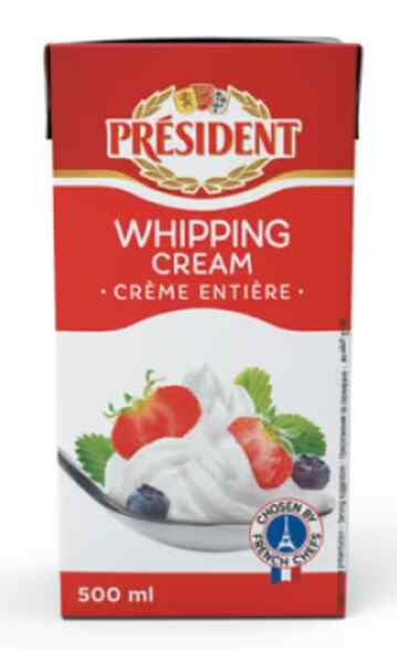 Cream "President" 35.1% 500 ml