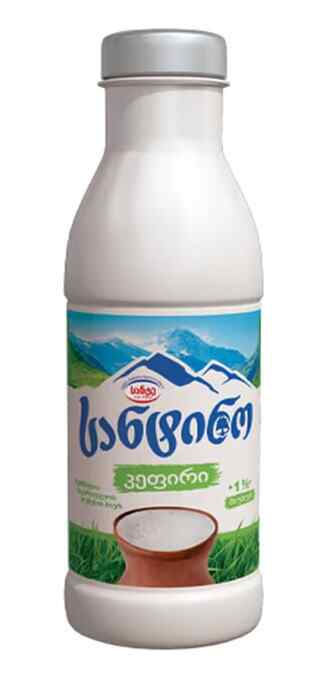 სანტინო კეფირი მსუბუქი 1% 450 გ.