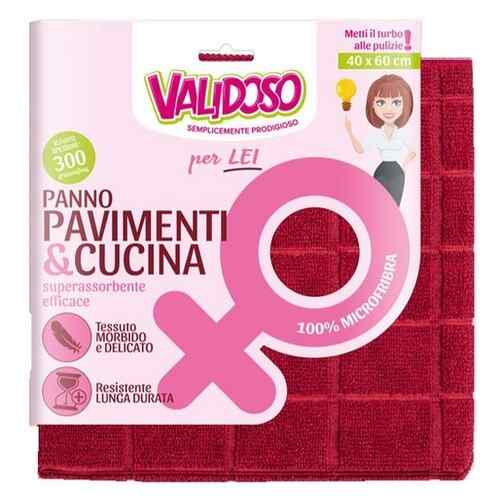 VALIDOSO - Kitchen Cloth Microfiber Red 35X35CM
