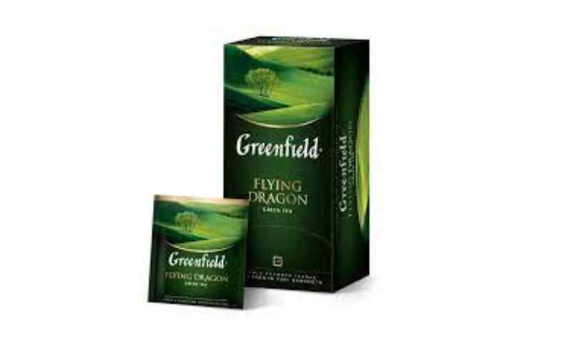 "GREENFIELD"-მწვანე ჩაი "ფლაინგ დრაგონ"2გრX25ც