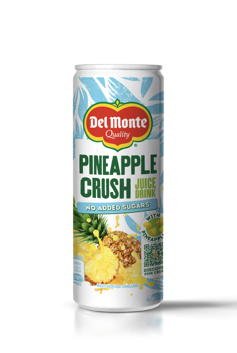 Del Monte, დელ მონტე - ანანასის წვენი ნაყოფით, დამატებული შაქრის გარეშე