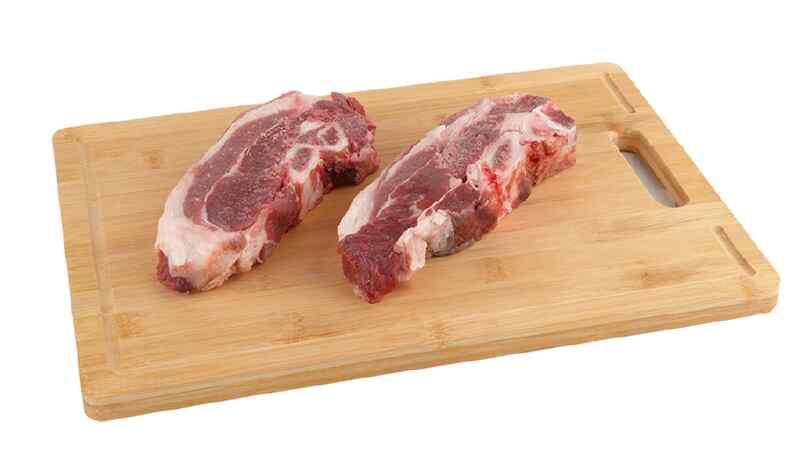Beef breast cut - weighed