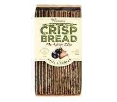 "crisp bread" - ხრაშუნა პური ზეთისხილით და ნიორით 130 გრ