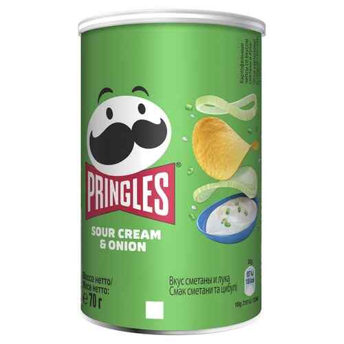 "PRINGLES"- ჩიფსი არაჟნით და ხახვით 40გრ