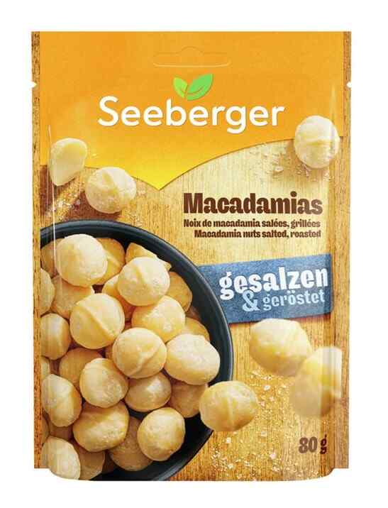 Seeberger - Roasted Salted Macadamia 80g*13