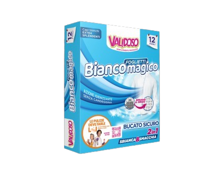 VALIDOSO - Stain Remover Sheets for White Laundry 12 pcs