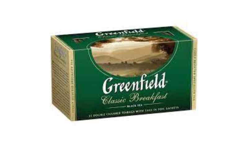 "GREENFIELD"-შავი ჩაი "კლასიკ ბრექვესთ 2გრX25ც