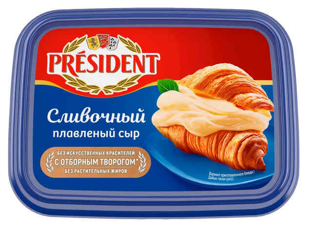 Spread Cheese "President" cream 200g