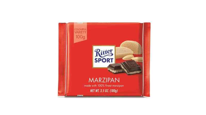 "Ritter sport"- შოკოლადი მარციპანით
