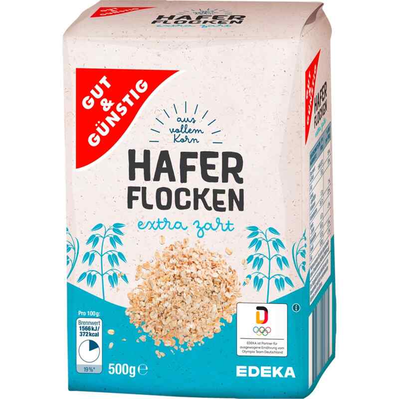 G+G - Fine Oat Flakes 500 g