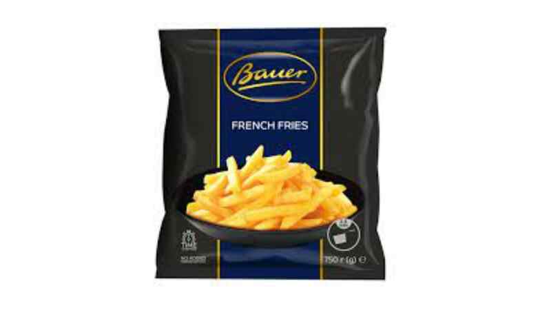 "BAUER"- კარტოფილის ფრი 12*750 გ