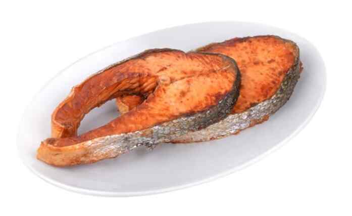 Norwegian salmon - grilled fried
