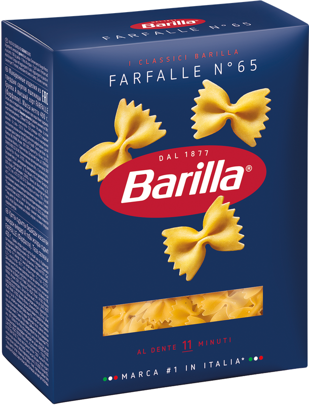 "BARILLA"- მაკარონი "ფარფალე" 400გრ.