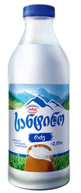 სანტინო რძე 2.5% 450 გ.