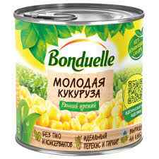 "BONDUELLE " - ახალგაზ.სიმინდი 425