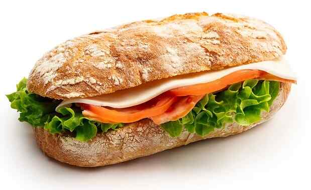 Ciabatta with turkey jerky