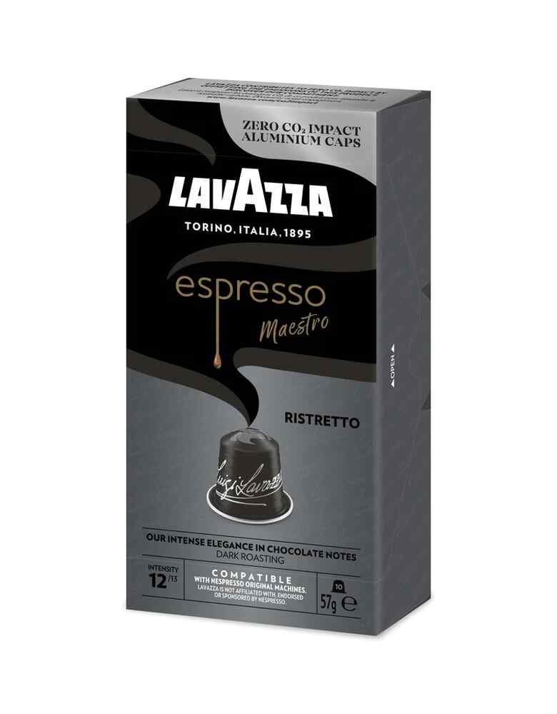 "Lavazza"-ყავა ნესპრესო კაფსულა ალუმინის "RISTRETTO" 1X10 0.55გრ