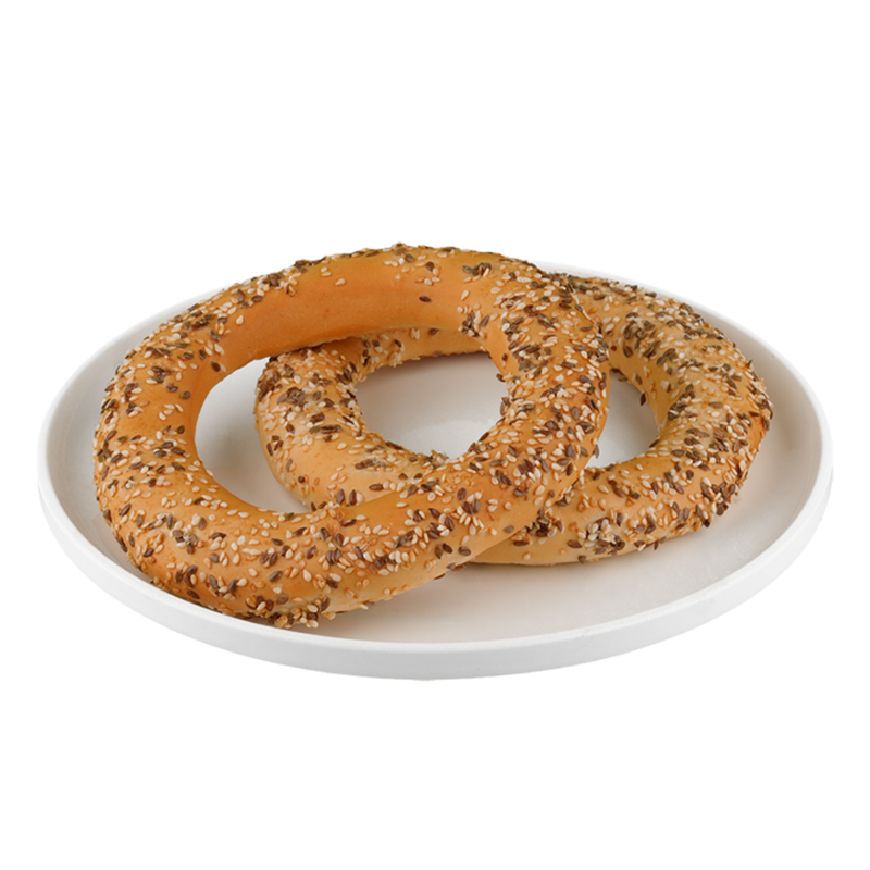 Pancake with sesame (bubliki)