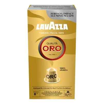 "Lavazza"-ყავა ნესპრესო კაფსულა ალუმინის "ORO" 1X10 0.55გრ