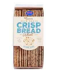 "crisp bread-ხრაშუნა პური სეზამის მარცვლებით 130გრ