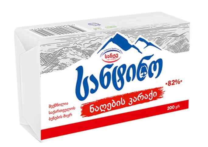 სანტინო კარაქი 82% 200 გ.