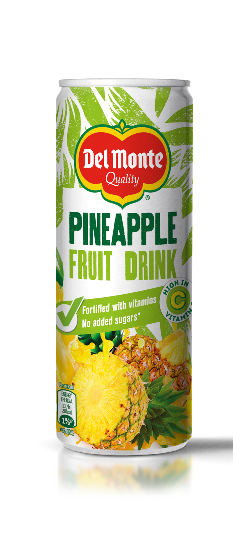 Del Monte, დელ მონტე - ანანასის წვენი 100%, დამატებული შაქრის გარეშე