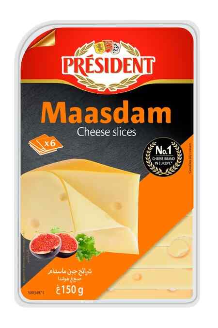Cheese "President" Maasdam 150g