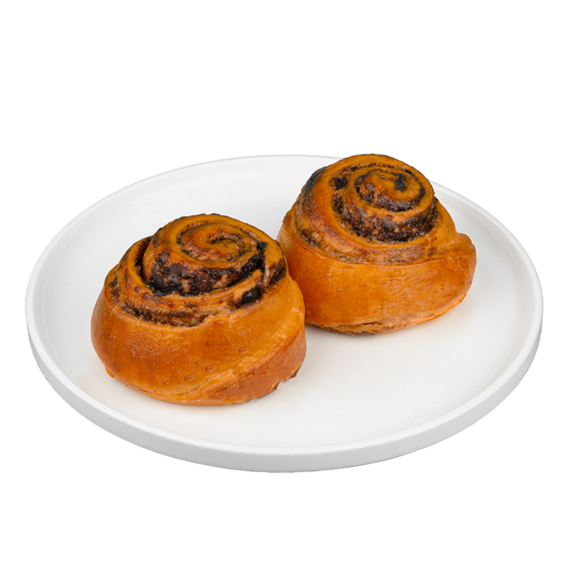 Brioche with chocolate cream filling